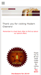 Mobile Screenshot of moderncleaners.com